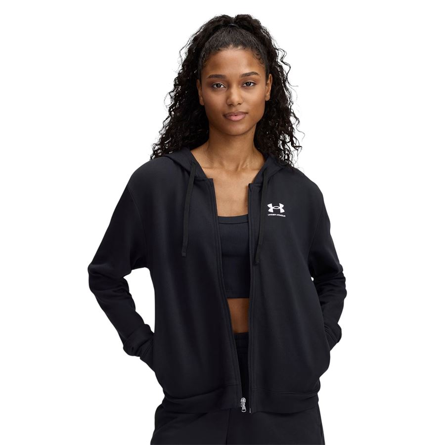 UA Rival Terry Full-Zip felpa con cappuccio da donna Under Armour | 60055090001